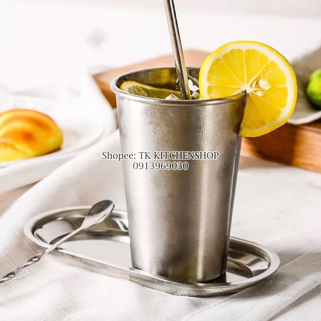 Cốc uống bia bằng inox cao cấp/Cốc Kim Loại Phong Cách Bắc Âu Đựng Đồ Uống 350ml va 500ml