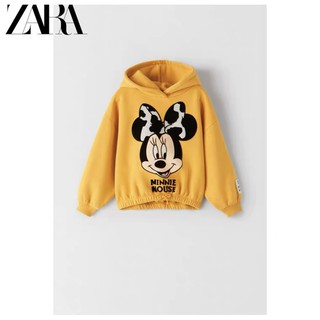 Áo nỉ hoodie minnie zara