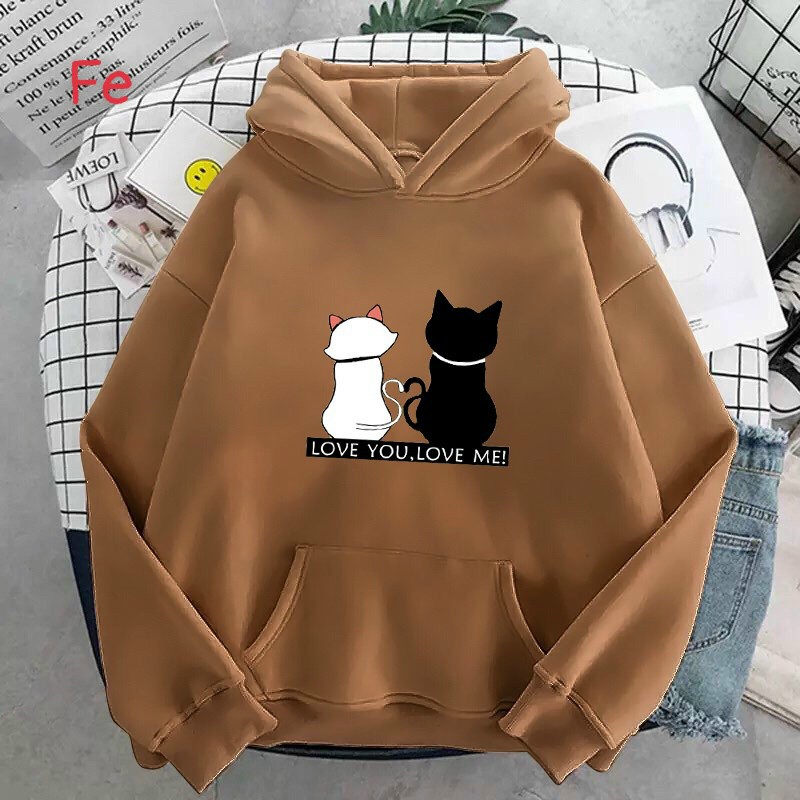 [ SIÊU HÓT ] ÁO HOODIE NAM NỮ IN HÌNH MÈO ĐỘC ĐÁO