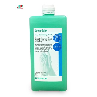 Dung dịch rửa tay, sát khuẩn nhanh Softa-Man 1000ml