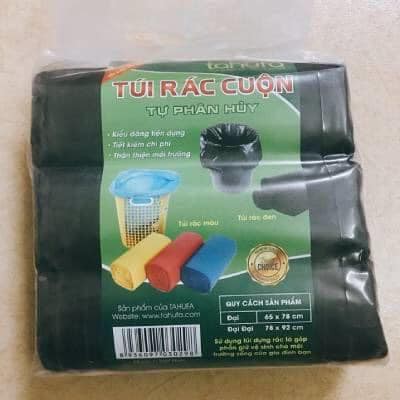 Set 3 túi rác tự phân huỷ.