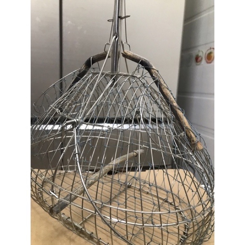 Lồng bẫy INOX quả đào hàng đẹp cứng cáp cho mào, khuyên