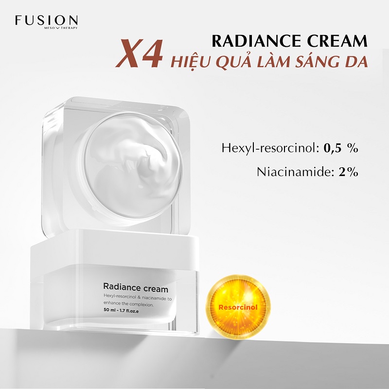 Kem dưỡng hỗ trợ mờ nám sáng da Fusion Radiance Cream 50ml