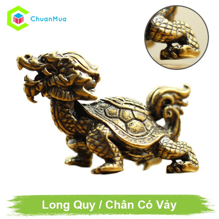 Móc Chìa Khóa Đồng LONG QUY ( Phong Thủy, Cao Cấp, Giá Sỉ, Phối Decor, Trang Trí,... Tặng Khoen Đồng)