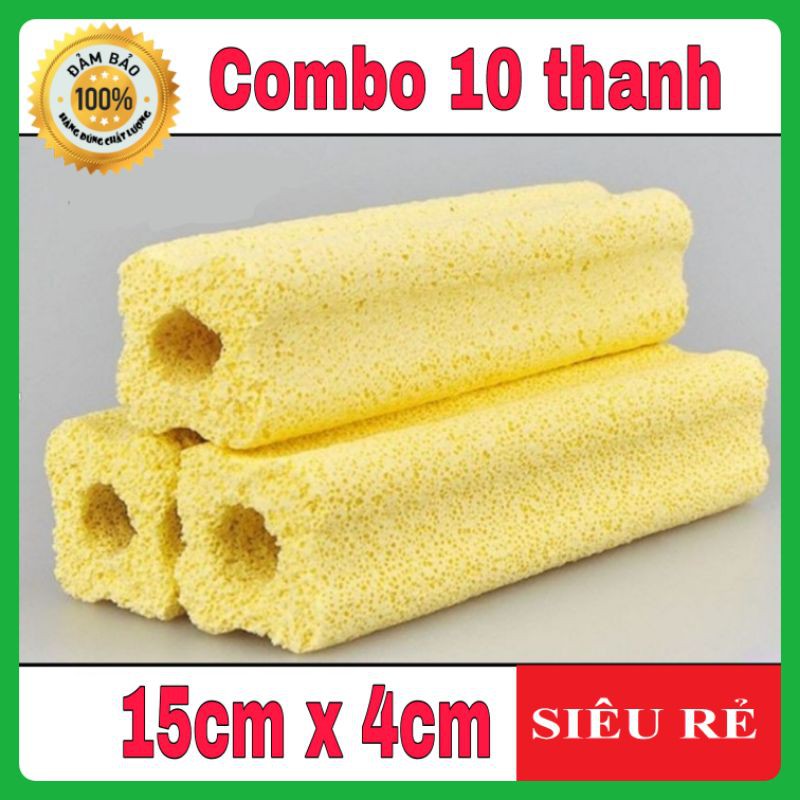 Thanh sứ hoa mai ,sứ thanh vàng lớn combo 10 thanh