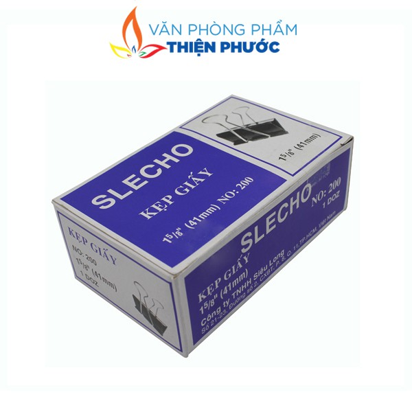 Kẹp bướm giấy kim loại Slecho nhỏ mini nhiều kích cỡ - Kẹp tài liệu gọn gàng THIỆN PHƯỚC