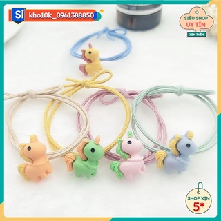 Sỉ 10 buộc tóc hình charm ngựa siêu xinh 27k