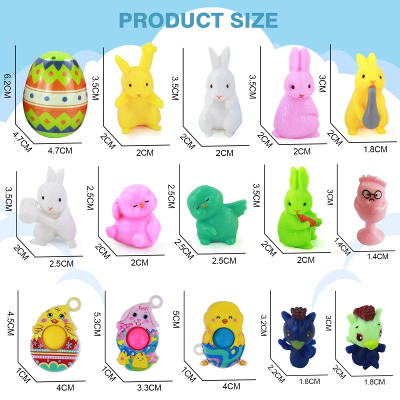 Đồ Chơi Trứng Mini Nhiều Màu Sắc Dùng Để Giải Tỏa Căng Thẳng