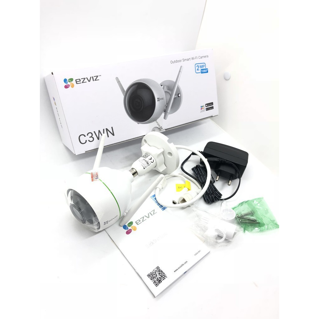 Camera ngoài trời Ezviz C3WN 1080p (CS-CV310-A0-1C2WFR) - Tích hợp micro - Hàng chính hãng