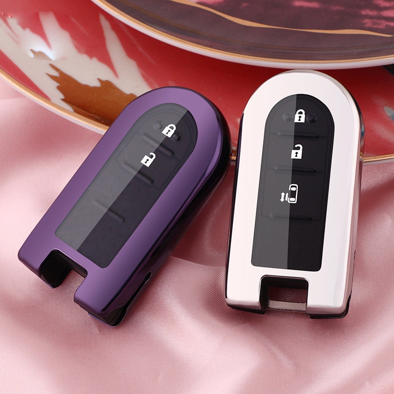 Bao Da TPU Bảo Vệ Chìa Khóa Thông Minh Chống Sốc Cho Xe Hơi Toyota Rush/Wigo