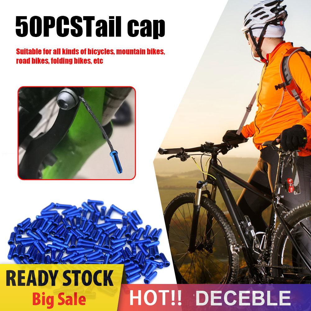 Set 50 Nắp Đậy Dây Phanh Xe Đạp Bằng Hợp Kim Nhôm Chuyên Dụng