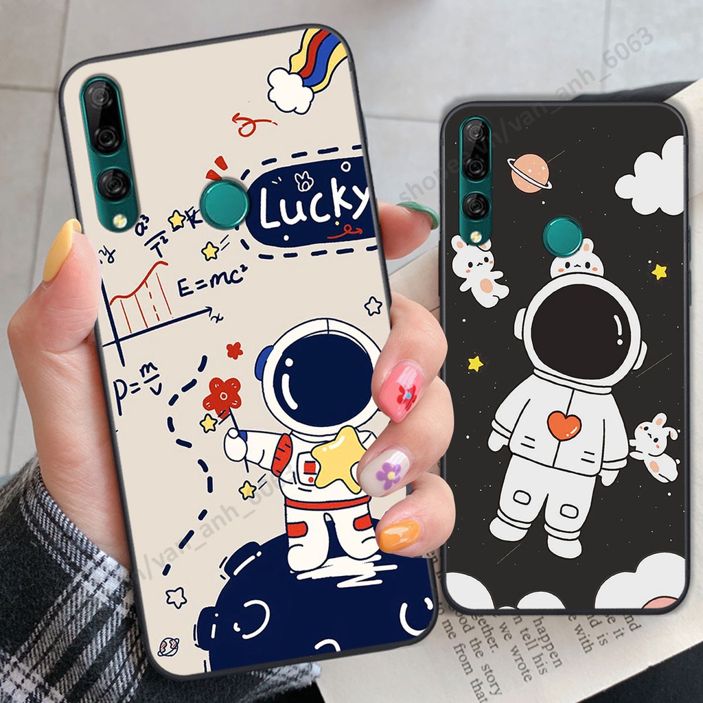 Ốp Huawei Y9 2019 / Y9 Prime 2019 hình bầu trời, phi hành gia đẹp, ốp lưng điện thoại huawei viền dẻo cao cấp