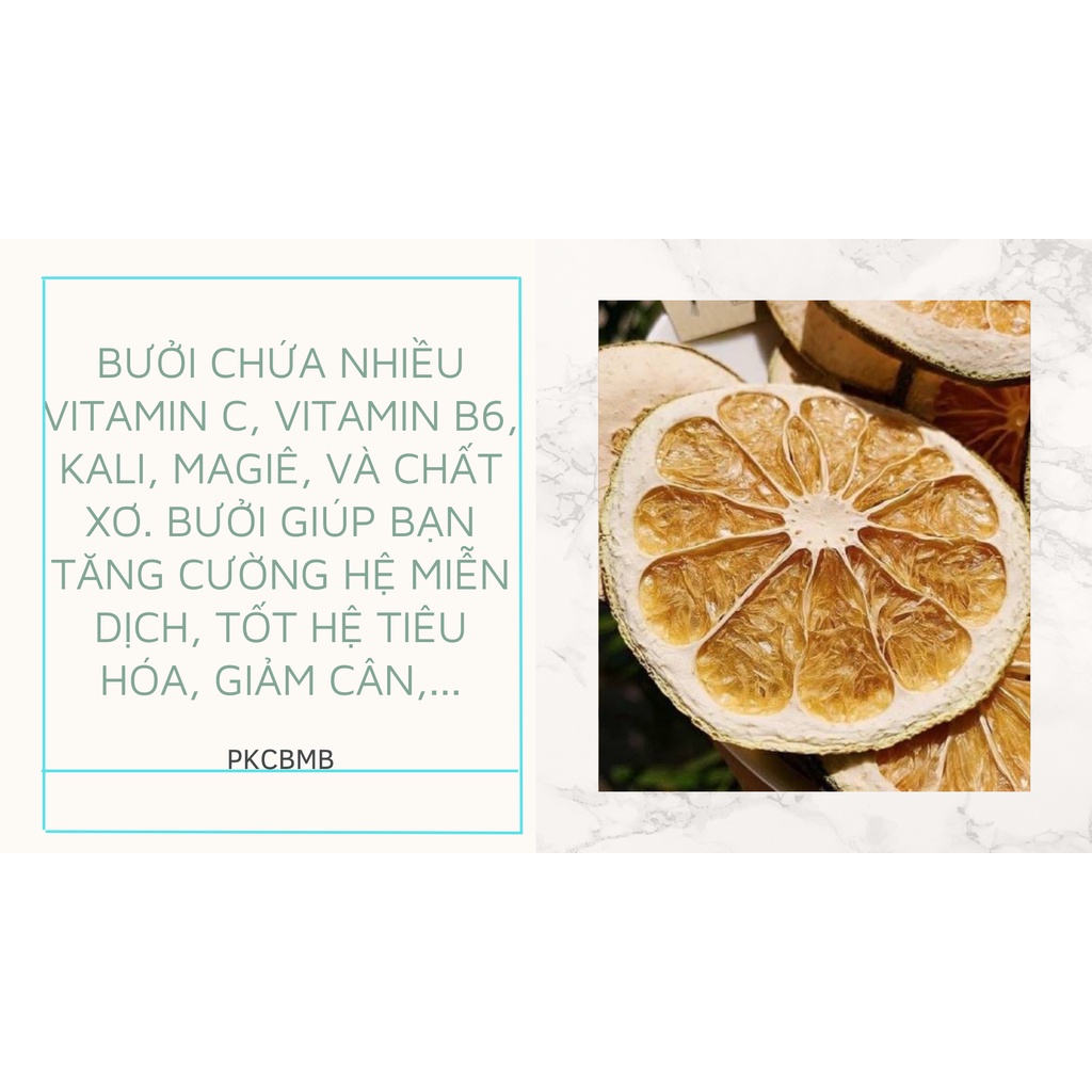 Bưởi thái lát sấy khô - Khối lượng 100gr