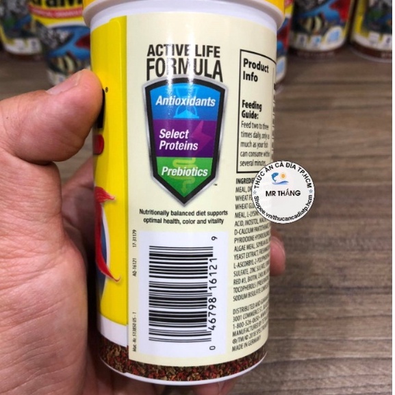 TetraMin Tropical Granules : Thức ăn dạng hạt cho các dòng cá thuỷ sinh