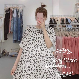[Rẻ Vô Địch] Áo cotton tay lỡ Unisex mặc đôi ,nhóm , lớp------ Áo Báo