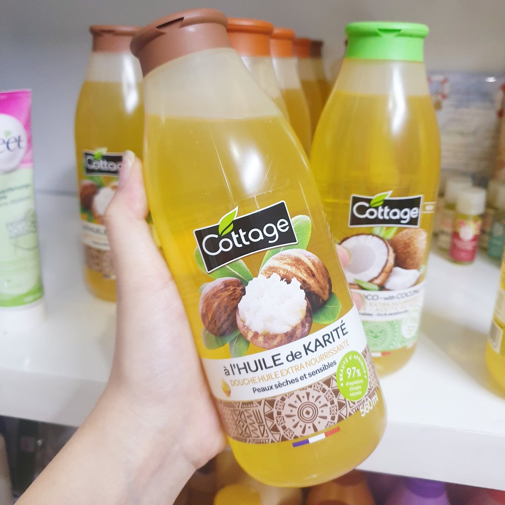 Sữa tắm Cottage extra Gel đậm đặc 560ml - Nhập Pháp - Hương thơm nước hoa, tắm dưỡng da | BigBuy360 - bigbuy360.vn