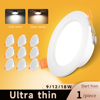 Đèn Led Trần CHUANGYANG 6 inch 4inch 3.5inch 9W 12W 18W Siêu Mỏng Cho Phòng Khách