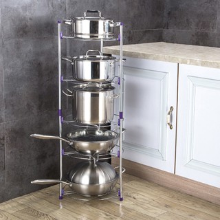 Kệ Để Xoong Nồi 5 Tầng