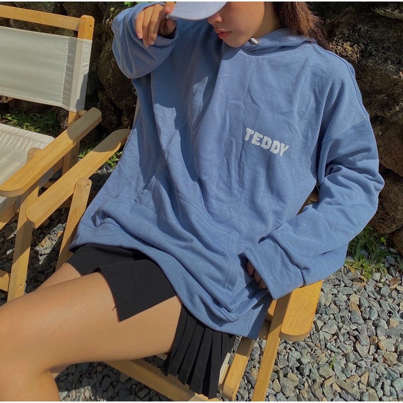 Áo Hoodie TEDDY THE BAD GOD Unisex Simple Cool - Size M L XL nam nữ mặc được