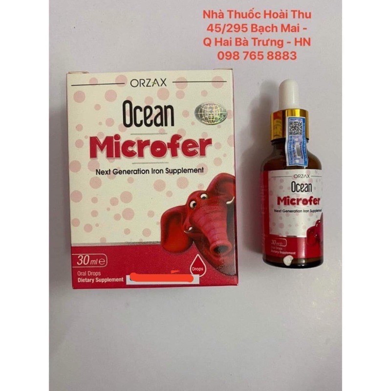 [ Kèm Quà Tặng] OCEAN MICROFER - Bổ sung Sắt cho trẻ nhỏ ( Chính Hãng )