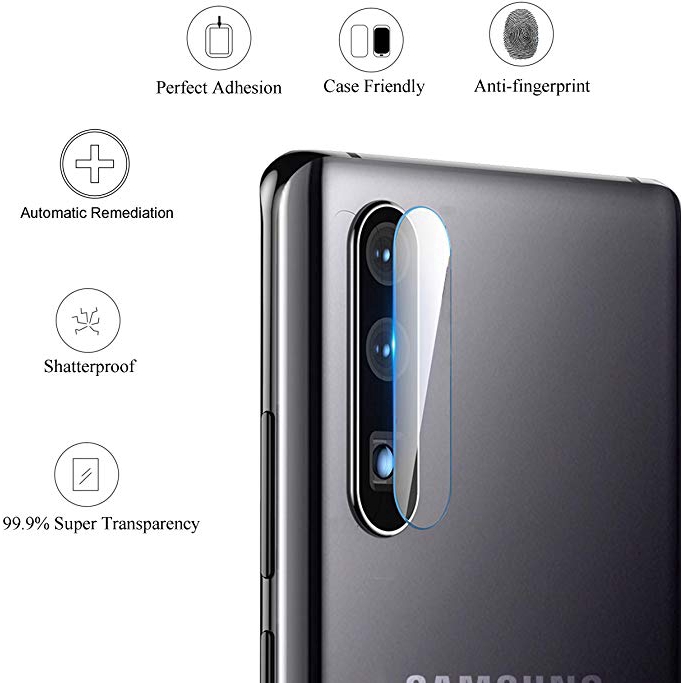 Bộ 3 Miếng Dán Cường Lực Bảo Vệ Camera Cho Samsung Galaxy Note 10 10 Plus