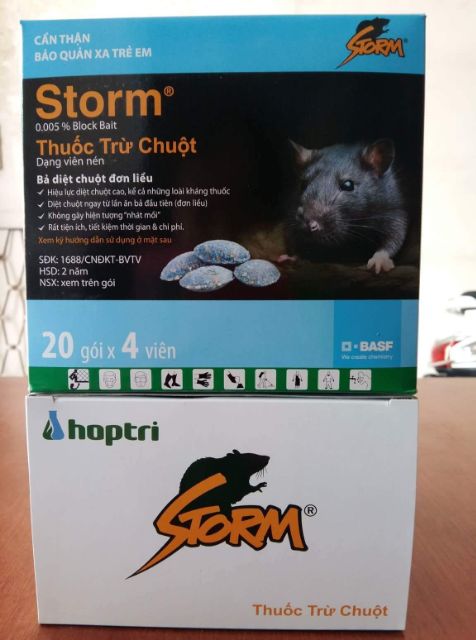 Thuốc diệt chuột Storm loại 1kg