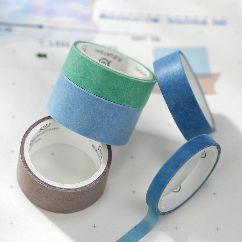 Hộp 8 Cuộn Washi Tape Trang Trí Sổ