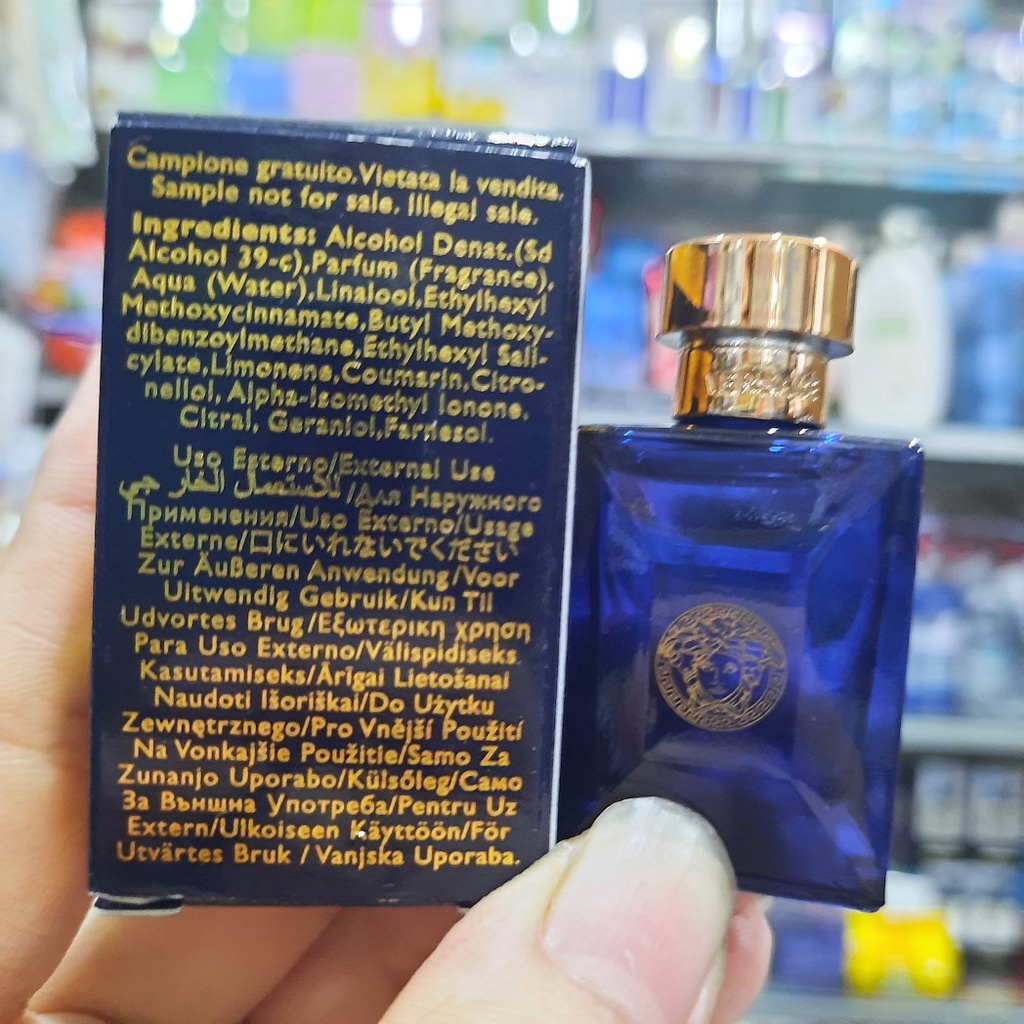 Nước hoa Versace Pour Homme Dylan Blue mini 5ml
