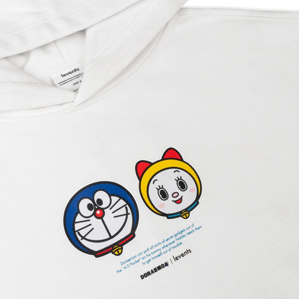 Áo Khoác LEVENTS® | DORAEMON COLLAB HOODIE   Hàng Chính Hãng