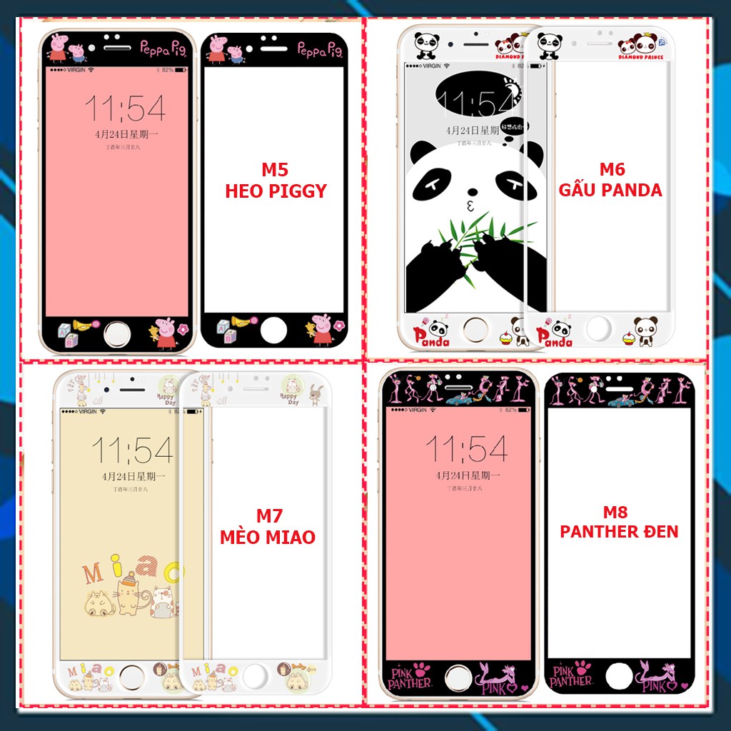 Kính cường lực 3d iphone nhân vật 1-12 mẫu6/6plus/6s/6splus/7/7plus/8/8plus/x/xr/xs/11/12/pro/max/plus/promax-Awifi D3-1 | BigBuy360 - bigbuy360.vn