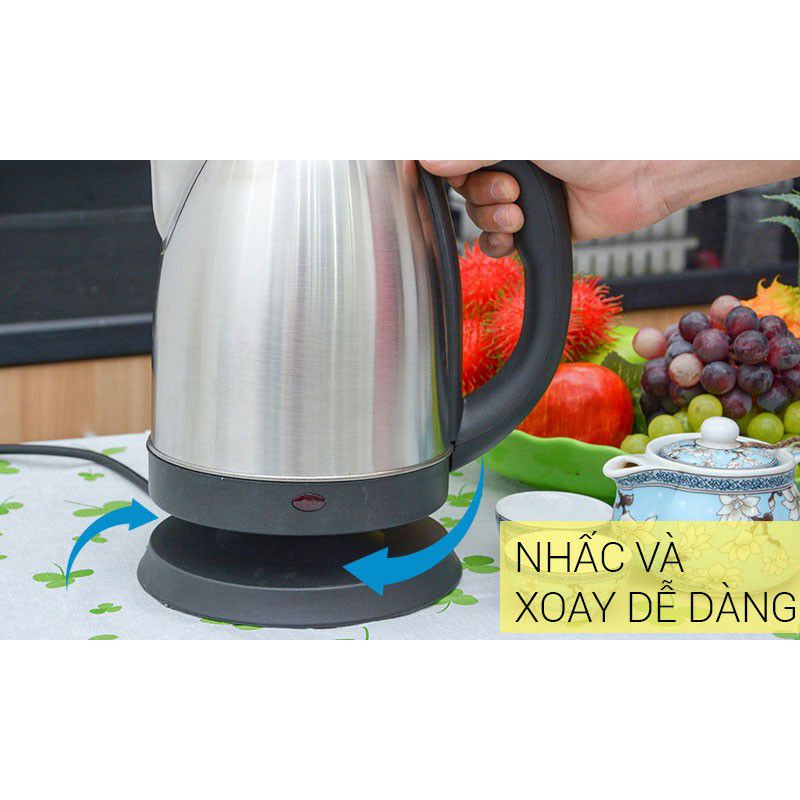 Ấm siêu tốc Sunhouse 1,8L SHD 1182 hàng chính hãng. Bình đun siêu tốc giá rẻ