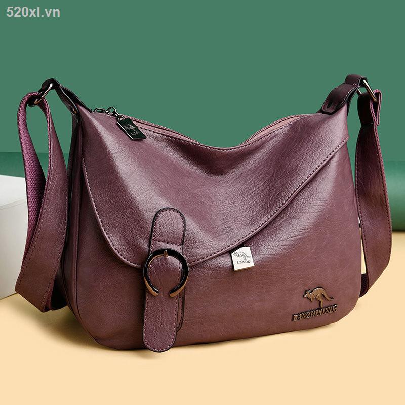 Túi Xách Đeo Vai Da Bò Mềm Cỡ Lớn Thời Trang Cho Phụ Nữ Trung Niên 2020