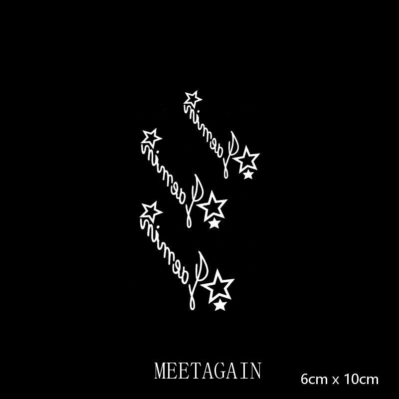 Hình xăm dán tạm thời chống nước 6cm x 10cm 15 ngày M-031