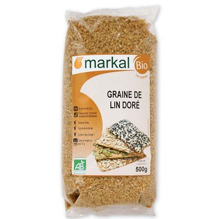 HẠT LANH VÀNG HỮU CƠ MARKAL 500G