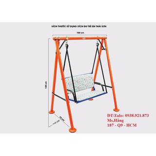 (Q9HCM) - Xích Đu Lắp Ráp Sắt Sơn Tĩnh Điện Cao Cấp Trẻ Em - Mã: XĐTS39SD  – tr3 -