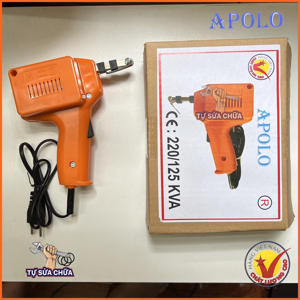 Mỏ hàn xung APOLO Việt Tiệp cao cấp nhiệt độ lên đến 450 độ C, chuyên hàn linh kiện điện tử có chân lớn, hàng chính hãng
