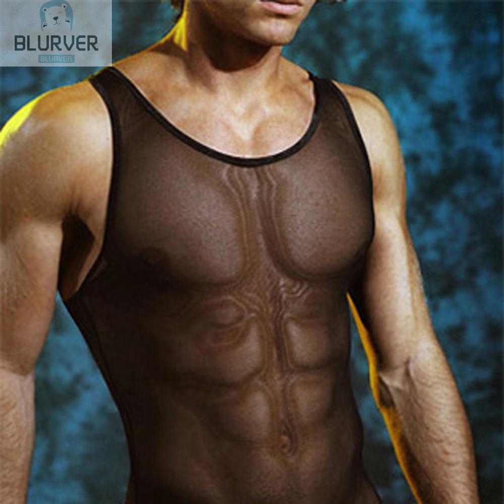 Áo liền quần vải ren thoáng mát xuyên thấu quyến rũ cho nam