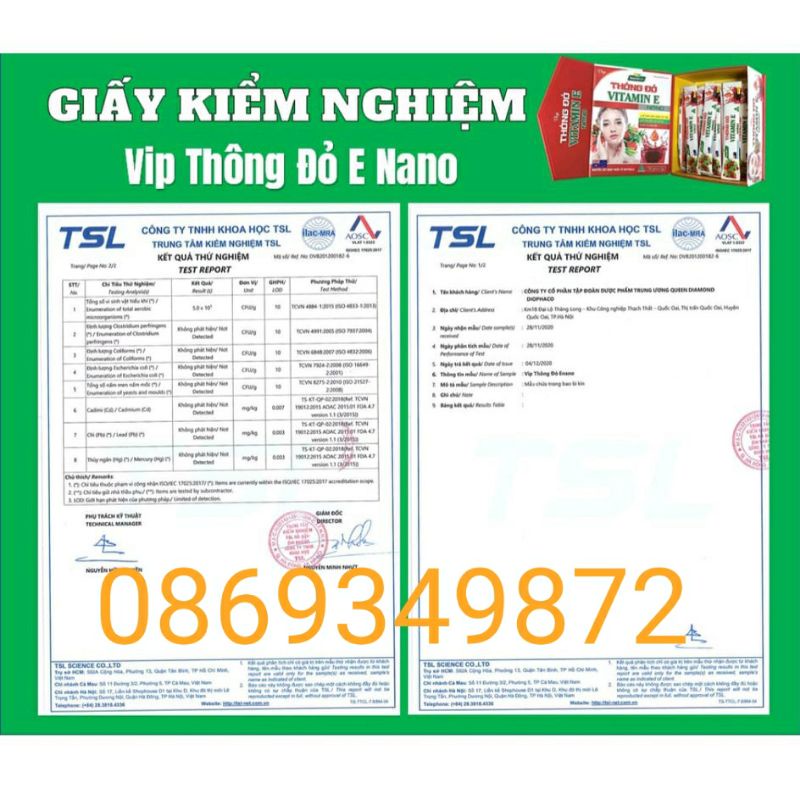 Thông đỏ Vitamin E Nano - Vitamin E đỏ -  giúp làm đẹp da ,giảm thâm nám - Hộp 30 gói