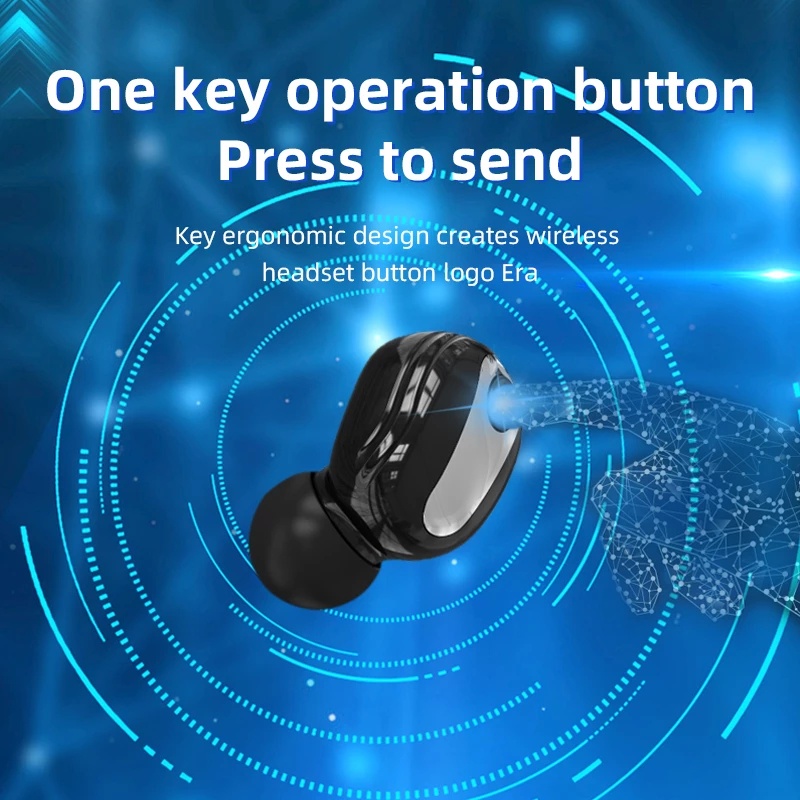 Tai Nghe Nhét Tai Không Dây Kết Nối Bluetooth 5.0 Và Phụ Kiện