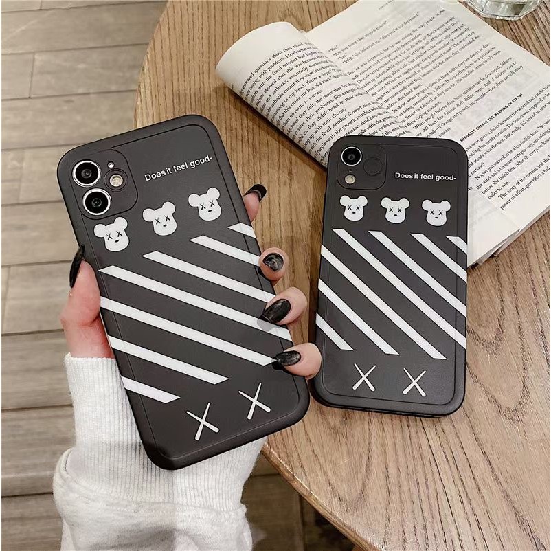 Ốp Lưng Mềm In Hình Gấu Cho Iphone 7 8 + Ix Xr Xsmax 11 Pro Promax 12mini 12 Pro Promax