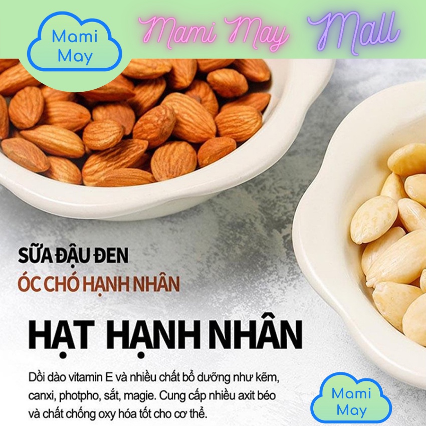 [ÍT ĐƯỜNG] Sữa đậu đen hạnh nhân óc chó Hàn Quốc - hộp 190ml