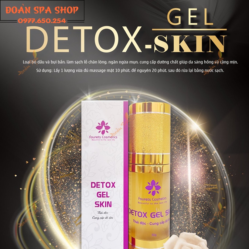 Detox Gel Skin Fourets Cosmetics - Gel massage thải độc Cure Medicine