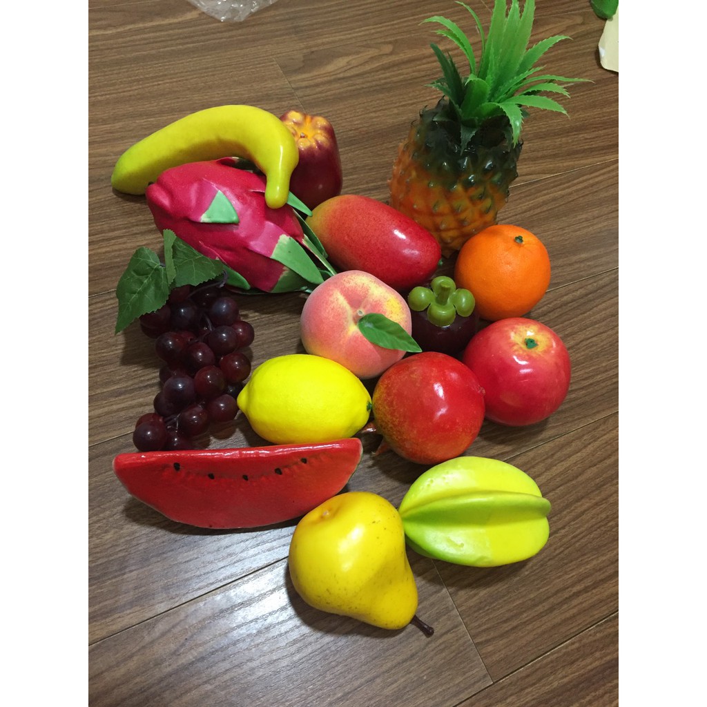 Mô hình quả trái cây cao cấp đẹp túi hoa quả đẹp