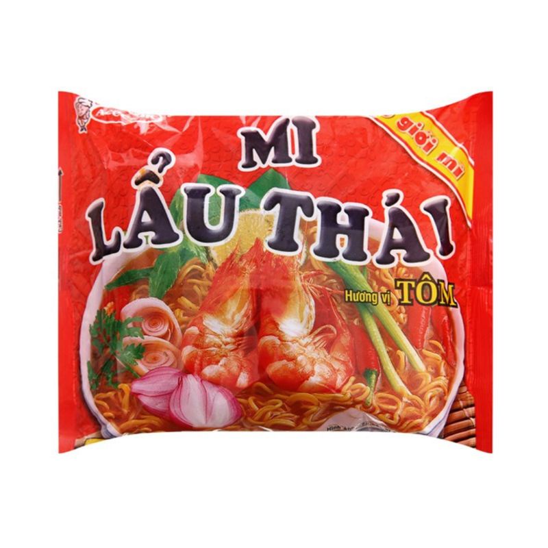 Combo 5 gói mì ăn liền Lẩu Thái tôm 81 g