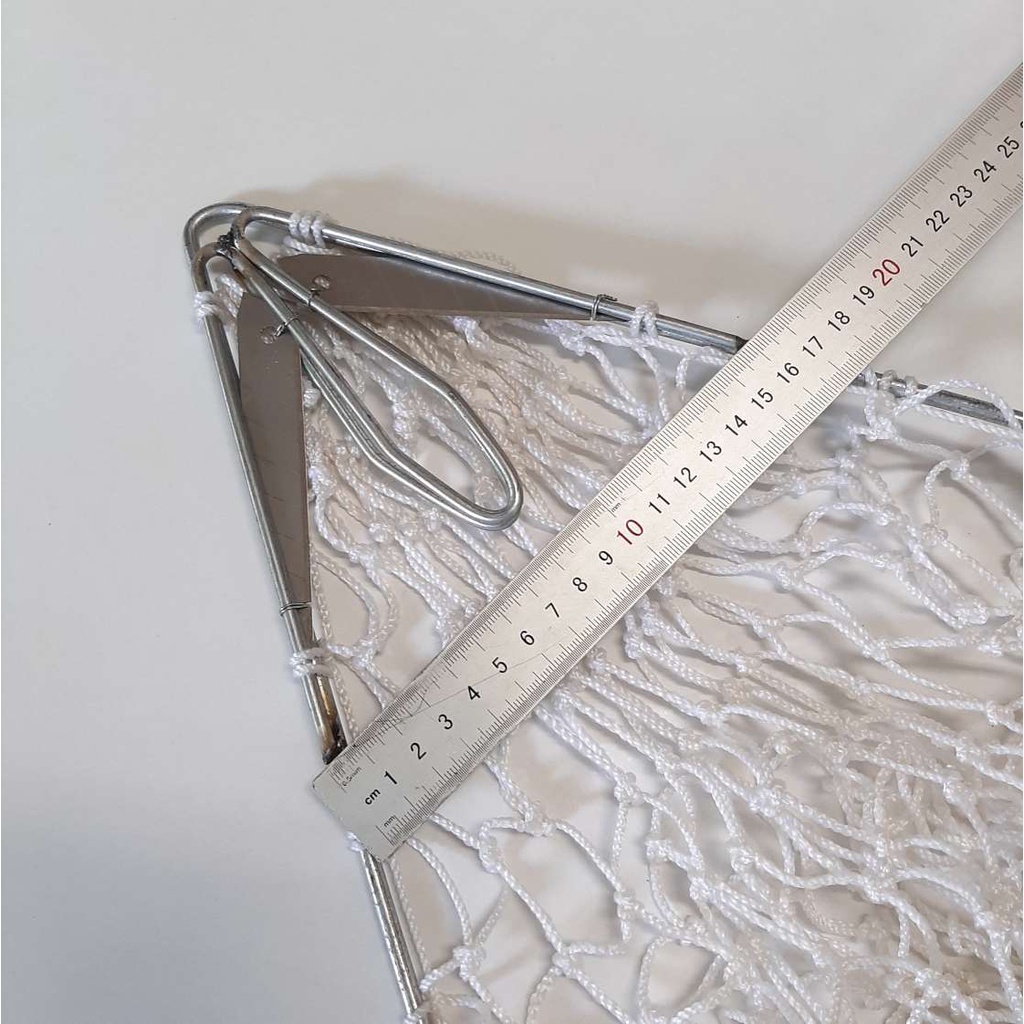 Vợt hái trái cây có lưới đỡ trái, lồng hái trái cây 24cm hai lưỡi dao sắc bén