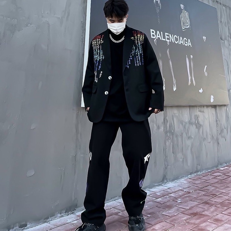 BLAZER CAO CẤP IN CHỮ
