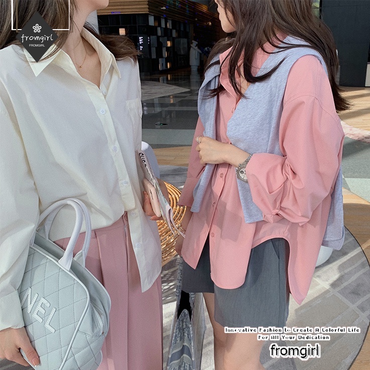 Áo sơ mi dài tay phong cách retro hợp thời trang 2021 nhiều màu