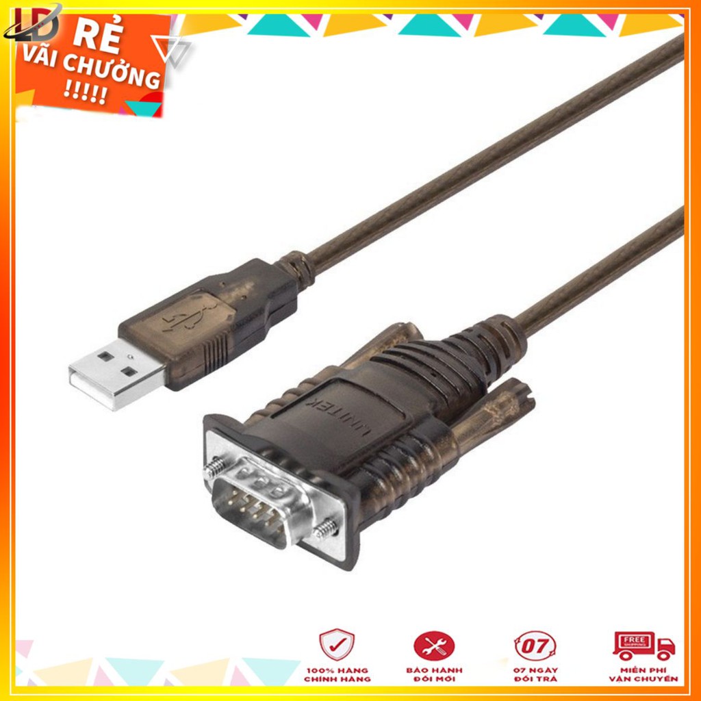 Cáp chuyển đổi USB sang RS232 - Unitek Y-105 Chính hãng