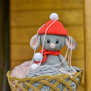 THÚ LEN HANDMADE - CHUỘT GIÁNG SINH