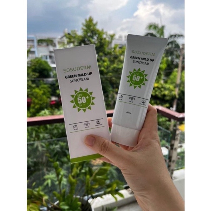 SOSUDERM - Kem chống nắng phổ rộng, nâng tông da Sosuderm SPF5, PA++++
